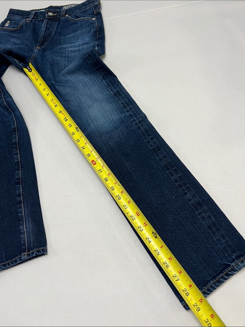 AG Alexxis Slim High Rise Selvage Jeans Women's 25R - SHOWA Japan Denim Limited - Picture 16 of 16